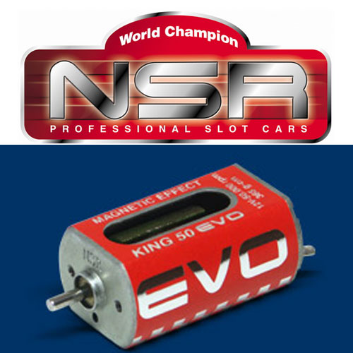 NSR 3030 King Evo Long Can 50,000 RPM Motor 1/32 Slot Car 50K