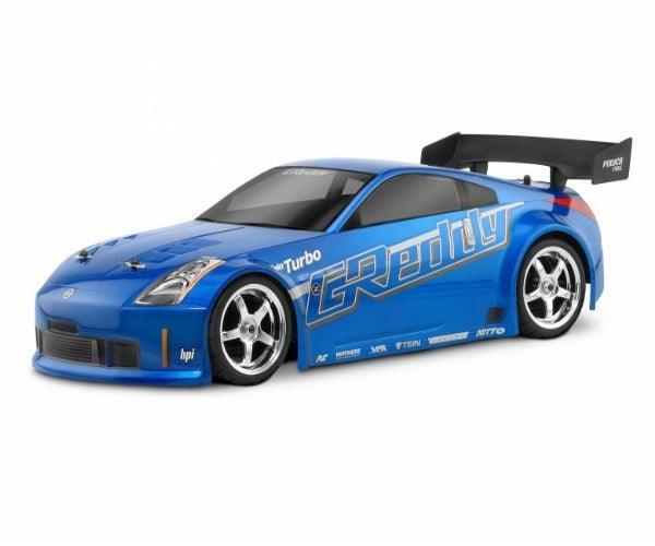 HPI Racing 17218 Nissan 350Z GReddy Twin Turbo Clear Body 190mm Sprint 2