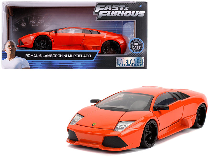 Roman's Lamborghini Murcielago Orange "Fast & Furious" Movie 1/24 Diecast Model Car by Jada — physical