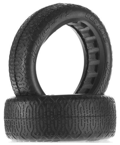 JConcepts 3095-07 Bar Flys Black 60mm 1/10 2WD Buggy Front Tires