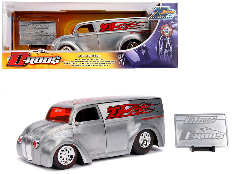 Div Cruizer Van Metal Raw "D-Rods" "Jada 20th Anniversary" 1/24 Diecast Model Car by Jada — physical