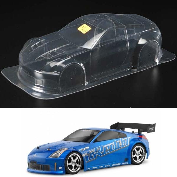 HPI Racing 17518 Nissan 350Z GReddy Twin Turbo Clear Body 200mm Sprint 2