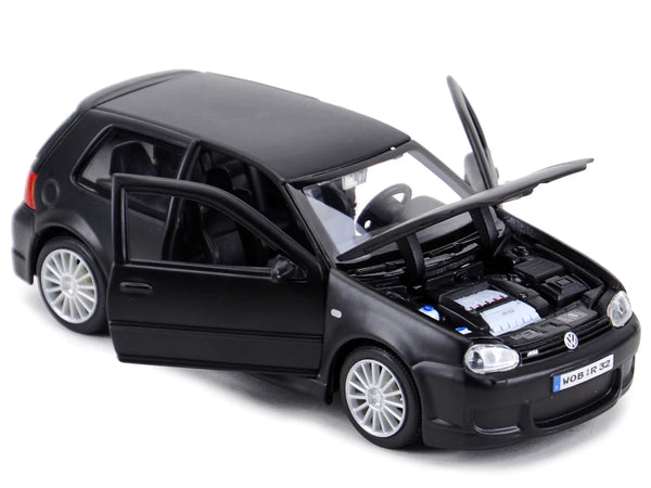 Volkswagen Golf R32 Matt Black "Special Edition" Series 1/24 Diecast Model Car by Maisto