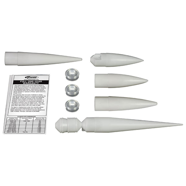 Estes - NC-50 Nose Cone, for Model Rockets (5pk)