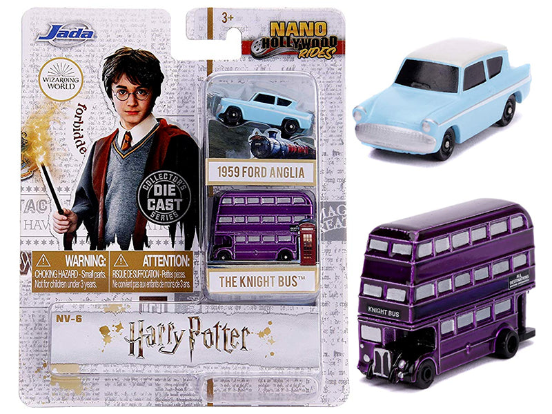 "Harry Potter" 2 piece Set "Nano Hollywood Rides" Diecast Models by Jada — physical