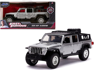 2020 Jeep Gladiator Pickup Truck Silver with Black Top "Fast & Furious" Movie 1/32 Diecast Model Car by Jada — physical