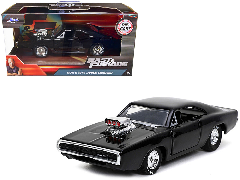 Dom's 1970 Dodge Charger 500 Black "Fast & Furious 9 F9" (2021) Movie 1/32 Diecast Model Car by Jada — physical