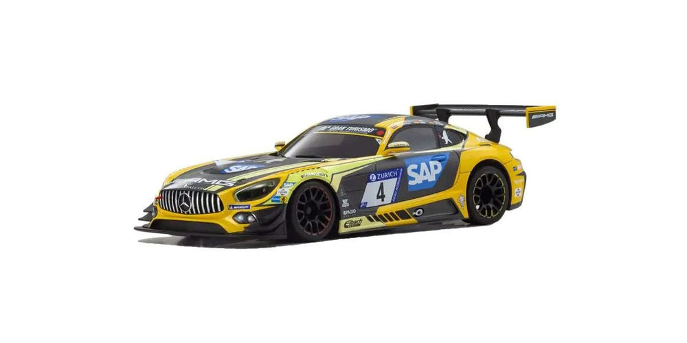 Kyosho MZP254YBK ASC Mercedes AMG GT3 Yellow Black Body For MINI-Z MR03W-MM