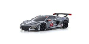 Kyosho 32356GMW MINI-Z RWD MR04 Chevrolet Corvette C8.R Gunmetal/White
