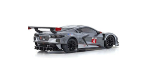 Kyosho 32356GMW MINI-Z RWD MR04 Chevrolet Corvette C8.R Gunmetal/White