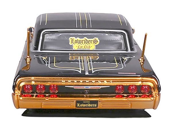 1964 Chevrolet Impala SS Lowrider with Graphics and White Interior "Lowriders" "Maisto Design" Series 1/26 Diecast Model Car by Maisto - Choose Color