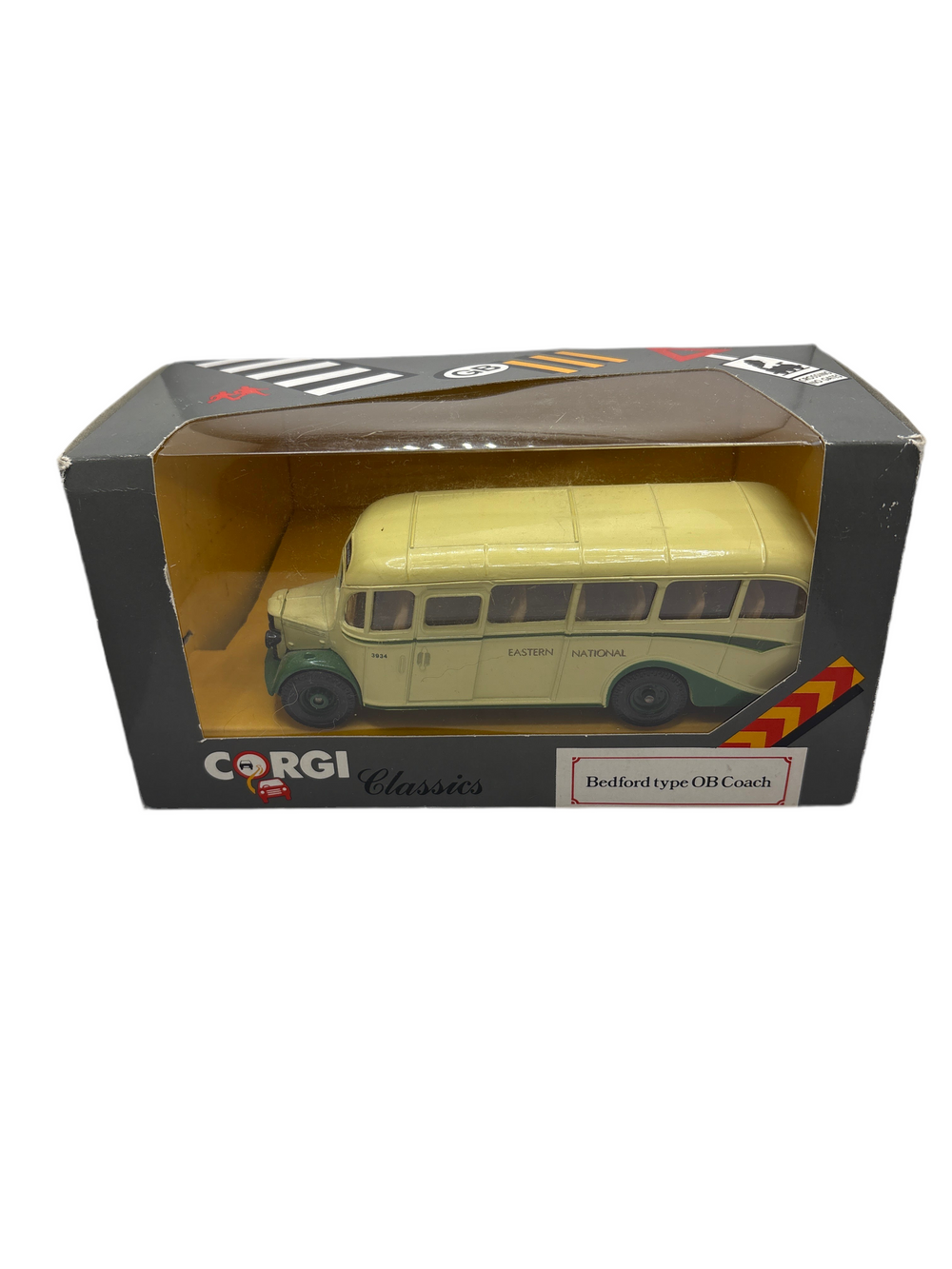 S and E Hobbies and Collectables Corgi Bedford Type OB Coach Diecast