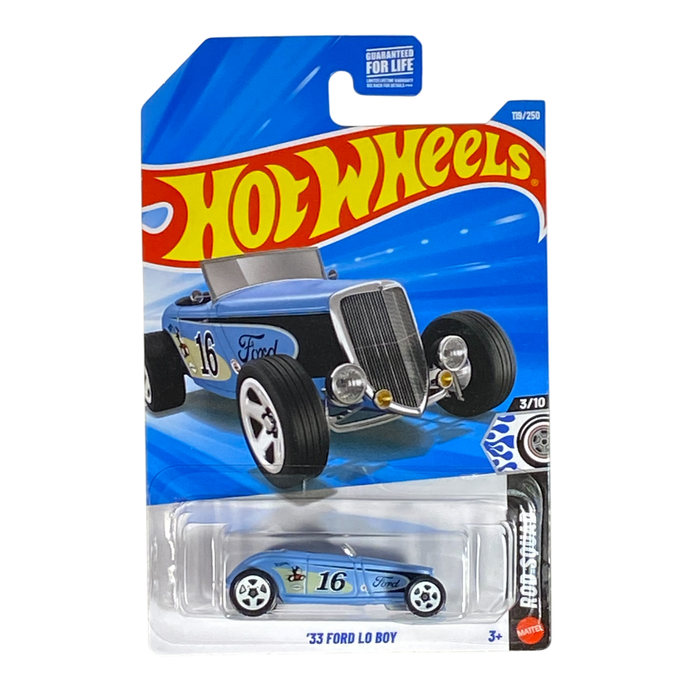 Collectors World Toys Hot Wheels '33 Ford Lo Boy | Rod Squad Series 3/10