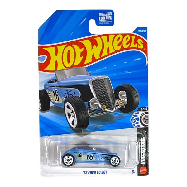 Collectors World Toys Hot Wheels '33 Ford Lo Boy | Rod Squad Series 3/10
