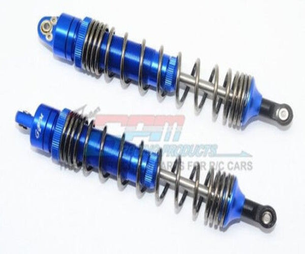 GPM Racing UDR135F-B-BEBK Traxxas UDR Blue Aluminum 135mm Front Spring Shock Set
