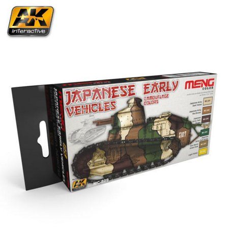 Little Shop of Magic AK Interactive: Japanese Early Vehicles Colors Set — Miniatures