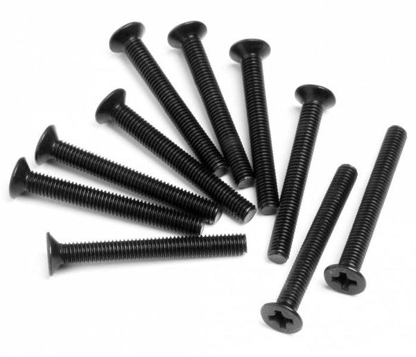HPI Racing Z349 Flat Head Screw M3x26mm (10pcs) E10 Ford Mustang / Drift / Vaughn