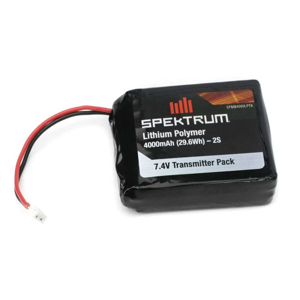Spektrum SPMB4000LPTX 7.4V 4000mAh 2S LiPo Transmitter Battery