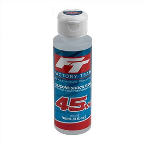 Associated 5478 45Wt Silicone Shock Oil, 4oz Bottle (575 cSt)