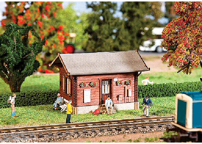 Faller 110089 HO Scale Wood Country Station Building Kit