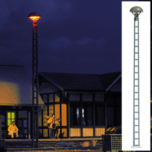 Black Forest® Hobby Supply Co Busch 4114 HO Scale Mushroom-Top Platform Light with Lattice Mast — HO Scale Lighting > Busch