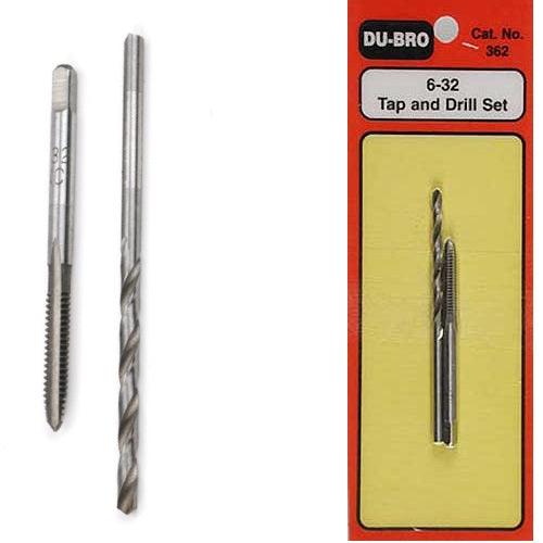 DuBro 362 Tap & Drill Set 6-32