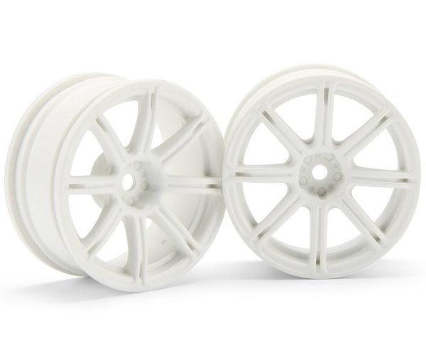HPI 3303 Work Emotion XC8 Whl 26mm 3mm Offset White (2) Sprint 2 / Nitro 3 / E10