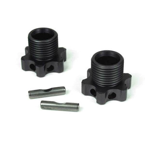Tekno R/C TKR5071B Wheel Hubs 17mm 1mm Offset w/Pins (2) EB48