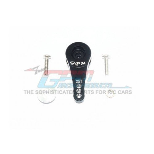 GPM TRX4025TA/4H-BK ALUMINUM 25T SERVO HORN TRAXXAS 1/10 TRX4 TRAIL CRAWLER