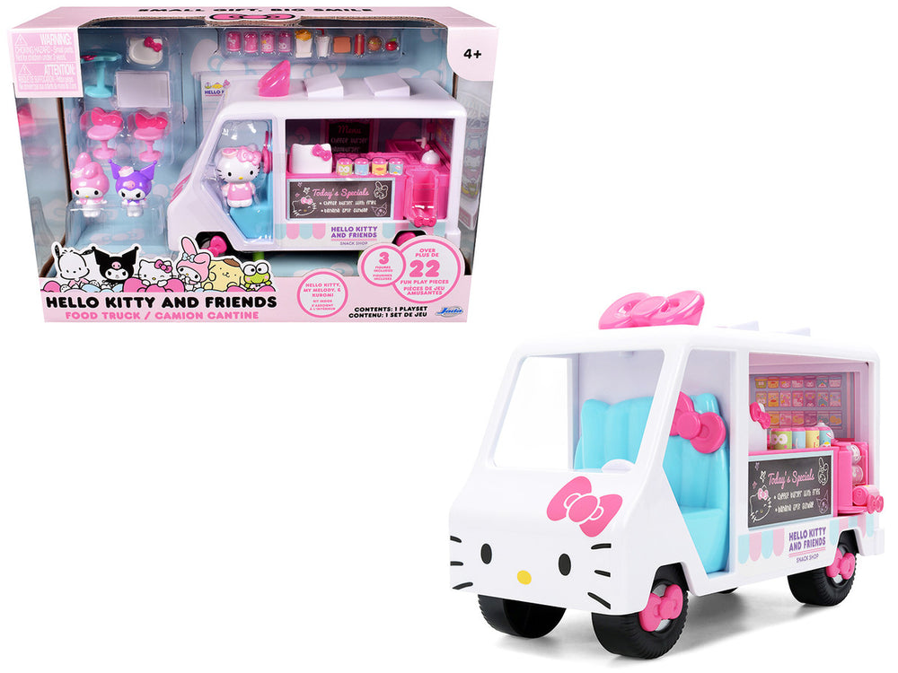 "Hello Kitty and Friends" Food Truck Set with 3 Figures Model by Jada
