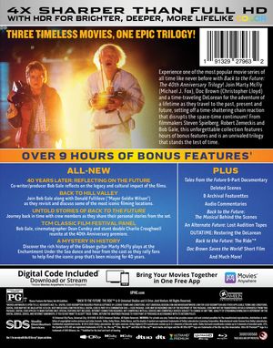 Back to the Future 40th Anniversary Trilogy (4K Ultra HD + Blu-ray™ + Digital Code)