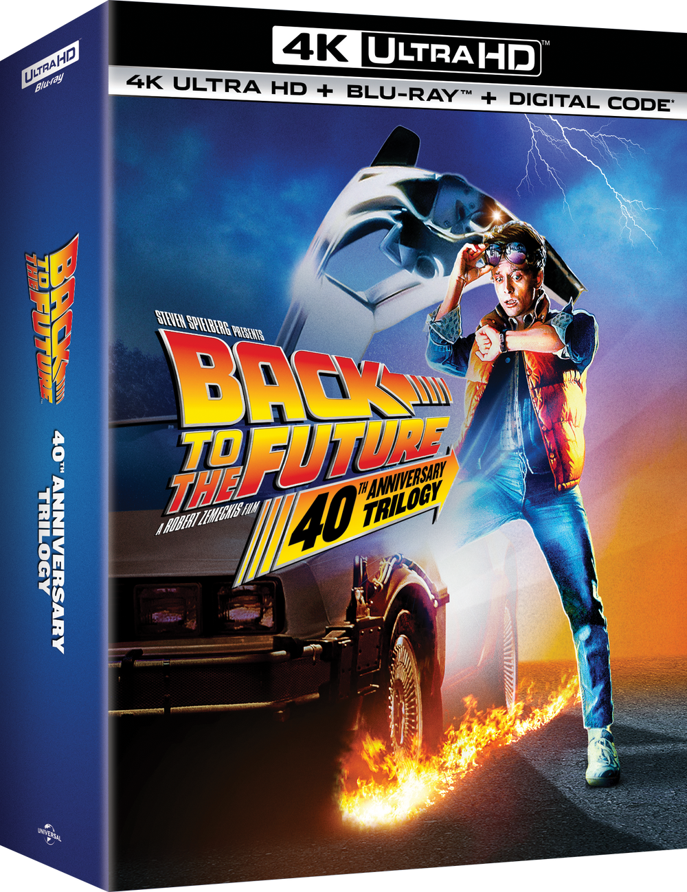 Back to the Future 40th Anniversary Trilogy (4K Ultra HD + Blu-ray™ + Digital Code)