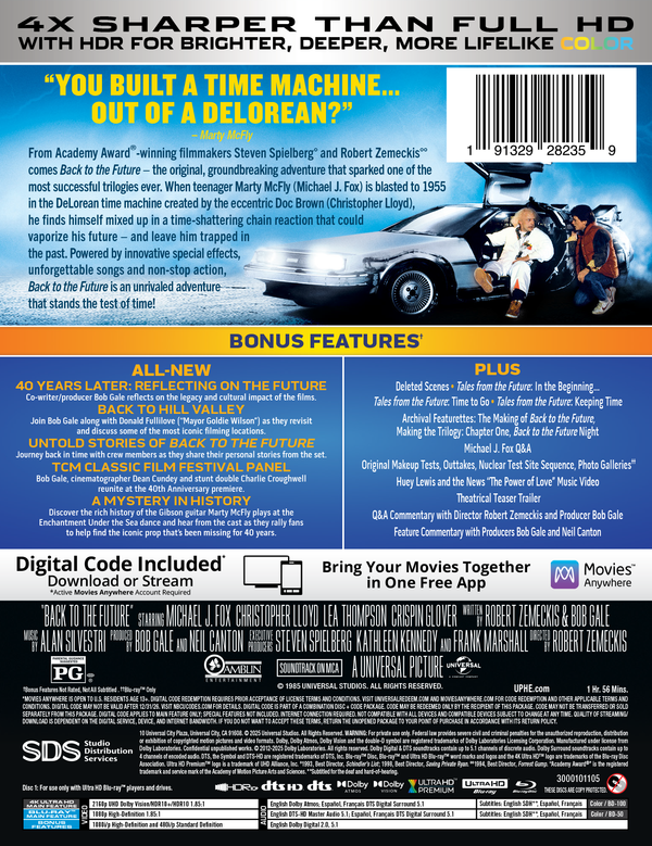 Back to the Future Limited Edition Steelbook (4K Ultra HD + Blu-ray™ + Digital Code)