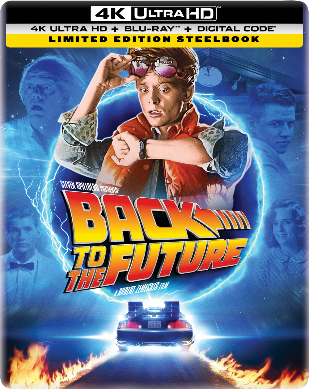 Back to the Future Limited Edition Steelbook (4K Ultra HD + Blu-ray™ + Digital Code)
