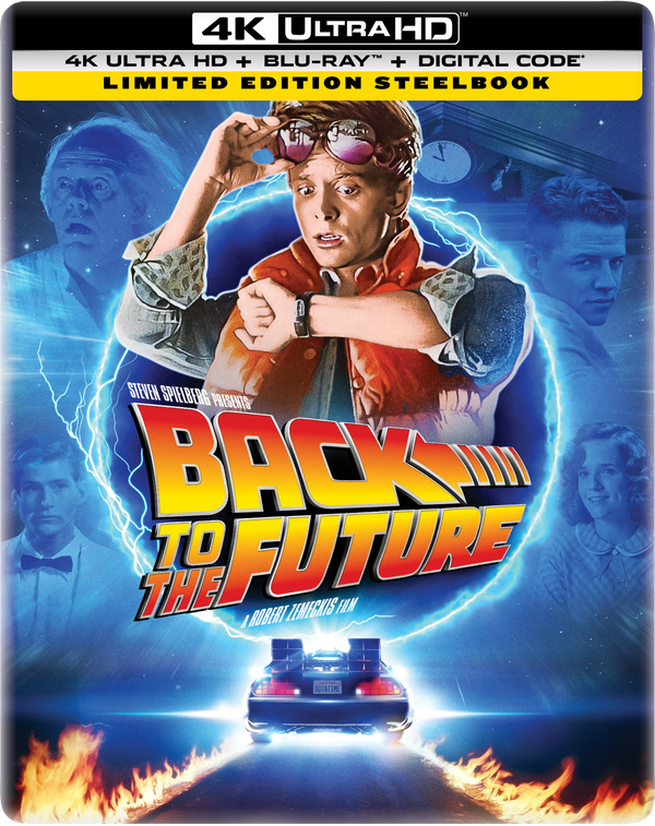 Back to the Future Limited Edition Steelbook (4K Ultra HD + Blu-ray™ + Digital Code)