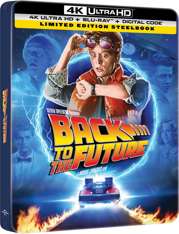 Back to the Future Limited Edition Steelbook (4K Ultra HD + Blu-ray™ + Digital Code)