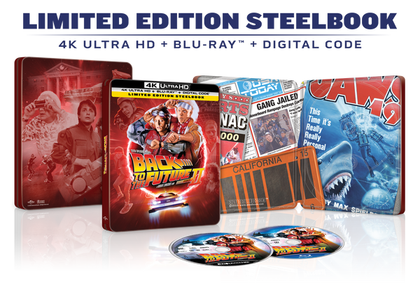 Back to the Future Part II Limited Edition Steelbook (4K Ultra HD + Blu-ray™ + Digital Code)