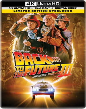 Back to the Future Part III Limited Edition Steelbook (4K Ultra HD + Blu-ray™ + Digital Code)