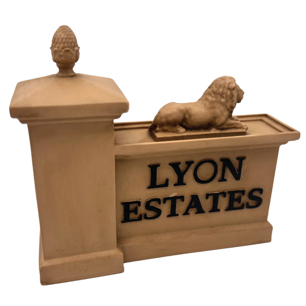 Back to the Future - Lyon Estates Gate Scaled Prop Replica