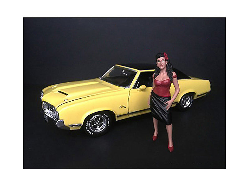 "Hanging Out II" Rosa Figurine for 1/18 Scale Models by American Diorama — Scale Model Accessories
