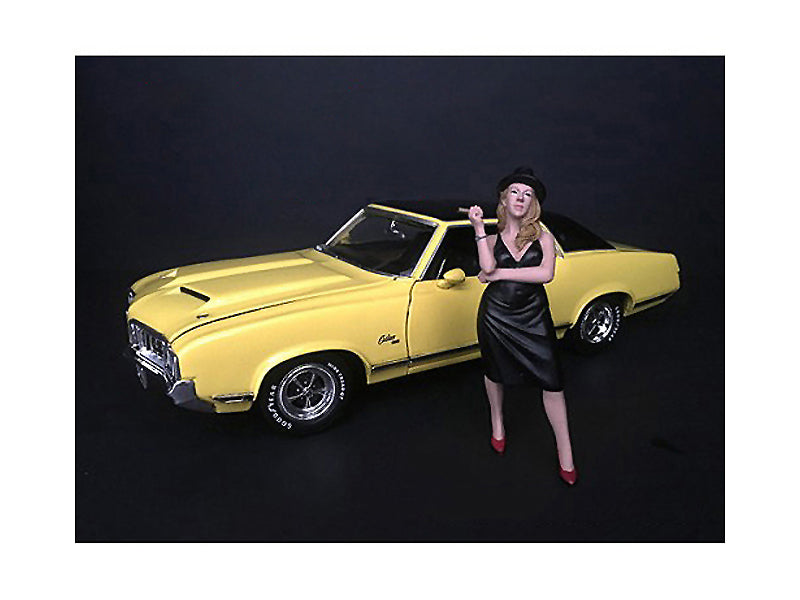 "Hanging Out II" Patricia Figurine for 1/24 Scale Models by American Diorama — Scale Model Accessories