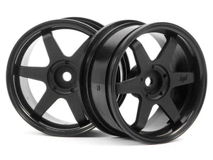 HPI Racing 3841 TE37 Wheel 26mm Black 3mm Offset (2) Sprint 2 Nitro E10 Ford