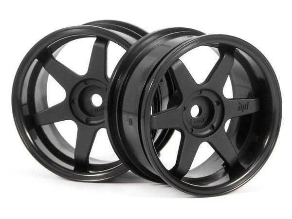 HPI Racing 3846 TE37 Wheel 26mm Black 6mm Offset (2) Sprint 2 Nitro E10 Ford