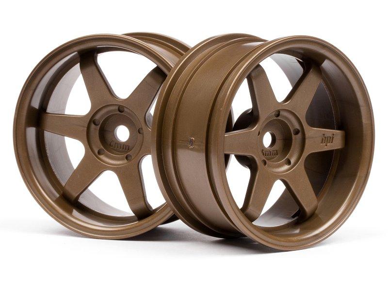 HPI 3848 TE37 Wheel 26mm Bronze 6mm Offset (2) Sprint 2 Drift Sprint 2 Sport