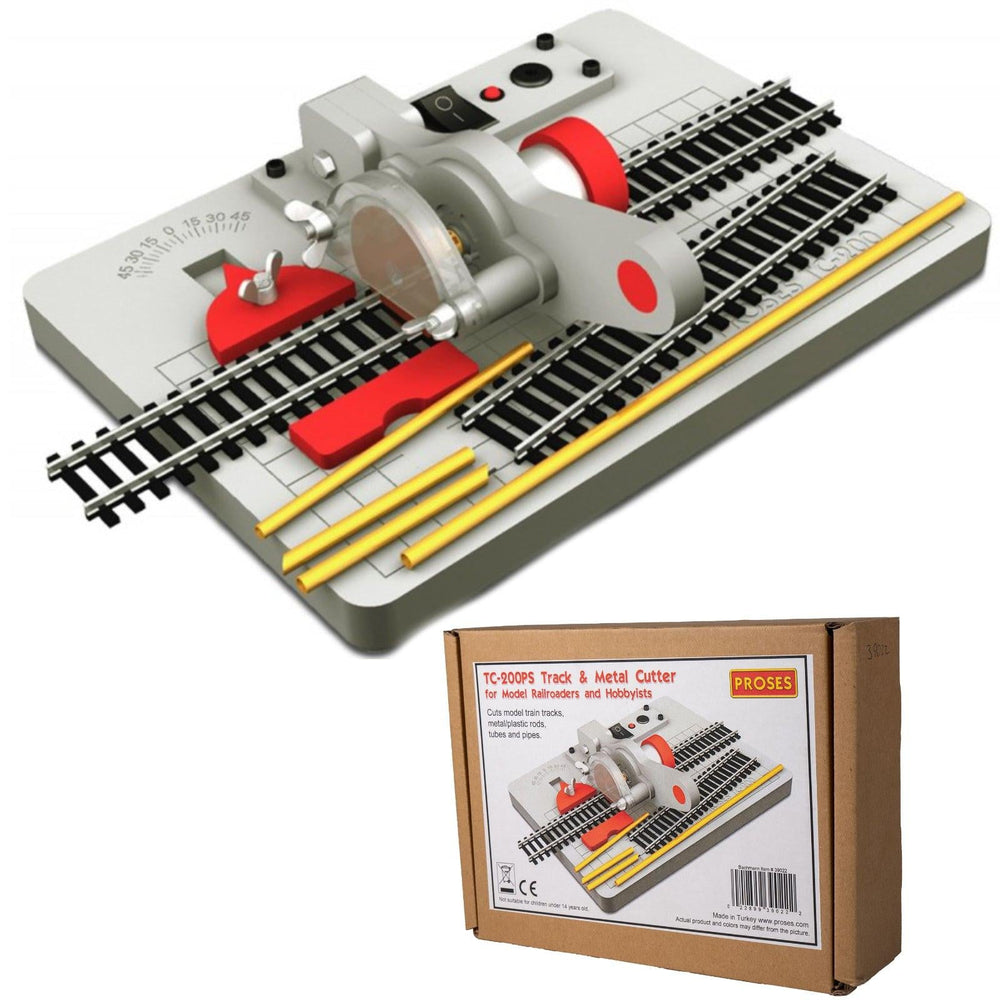 PowerHobby Proses Bachmann Train Track Metal Rod Cutter HO N Scale TC-200PS 39022