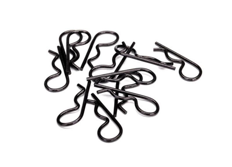 PowerHobby Traxxas 3934A Heavy Duty Black Body Clips (12) Rustler Slash TRX-4 Stampede 4x4 — Slash Parts