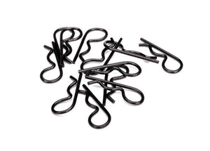 Traxxas 3934A Heavy Duty Black Body Clips (12) Rustler Slash TRX-4 Stampede 4x4