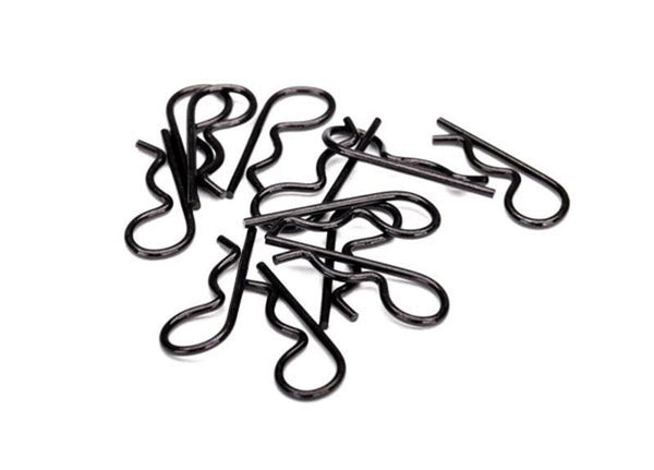 Traxxas 3934A Heavy Duty Black Body Clips (12) Rustler Slash TRX-4 Stampede 4x4