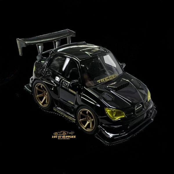 YM Model Subaru Impreza WRX STI Voltex Black Gold 1:64