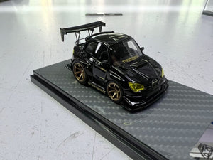 YM Model Subaru Impreza WRX STI Voltex Black Gold 1:64